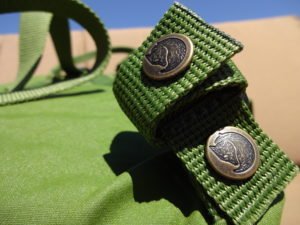 Fjallraven Kanken Mini Leaf Green - Shoulder Strap Button